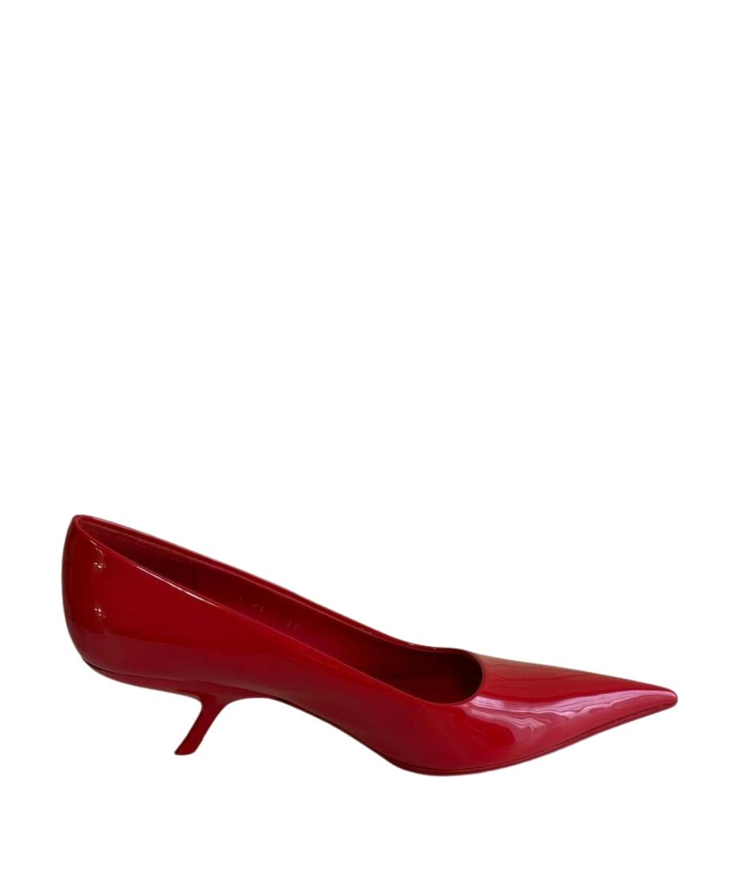 FERRAGAMO Красные туфли из лакированной кожи, фото 1