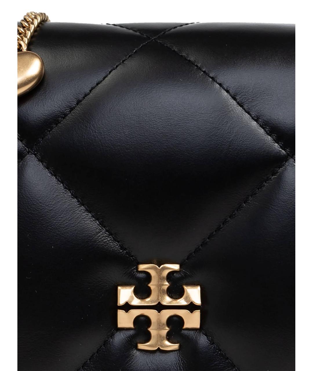 TORY BURCH Черная кожаная сумка через плечо, фото 5