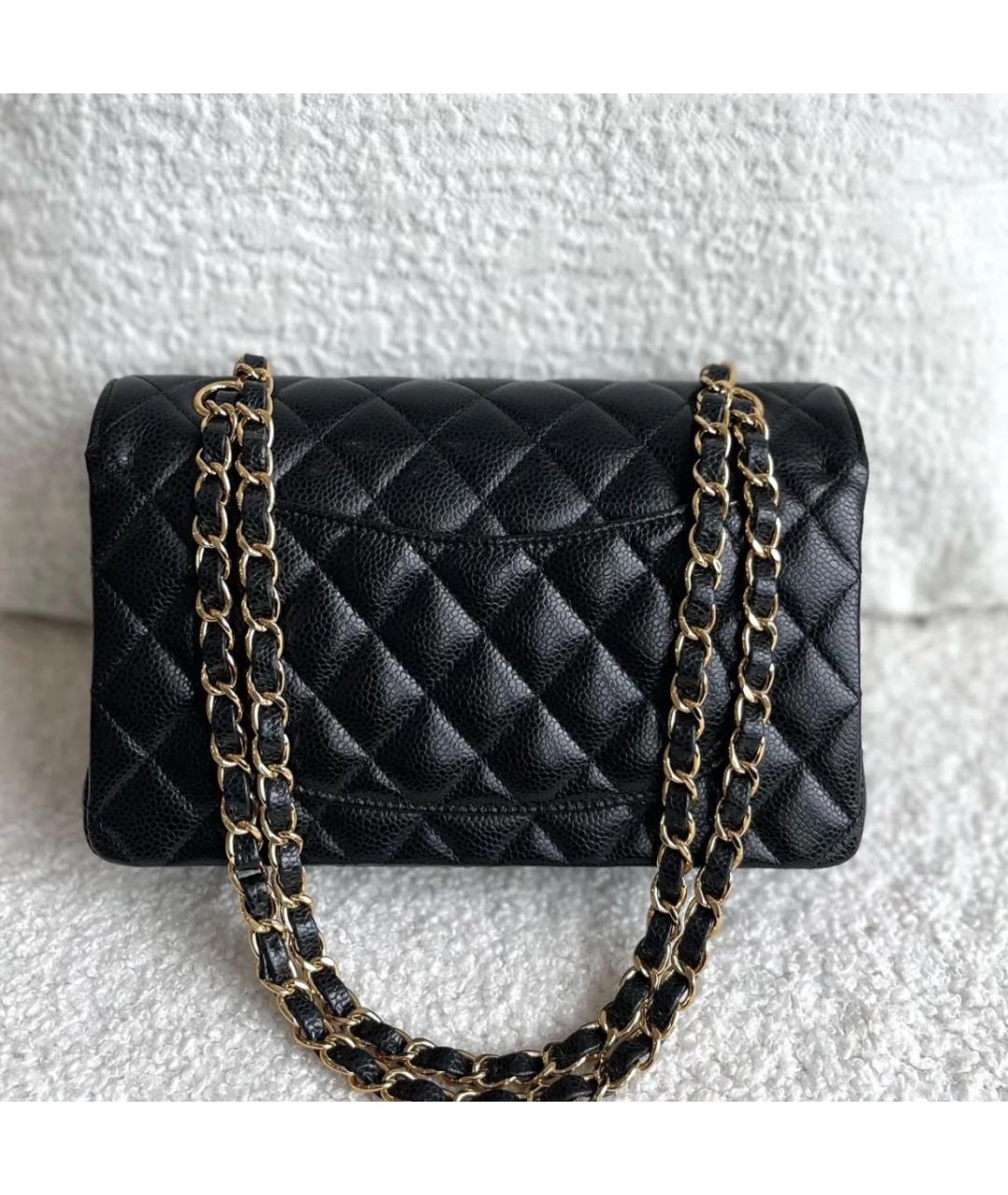 CHANEL Черная кожаная сумка тоут, фото 3