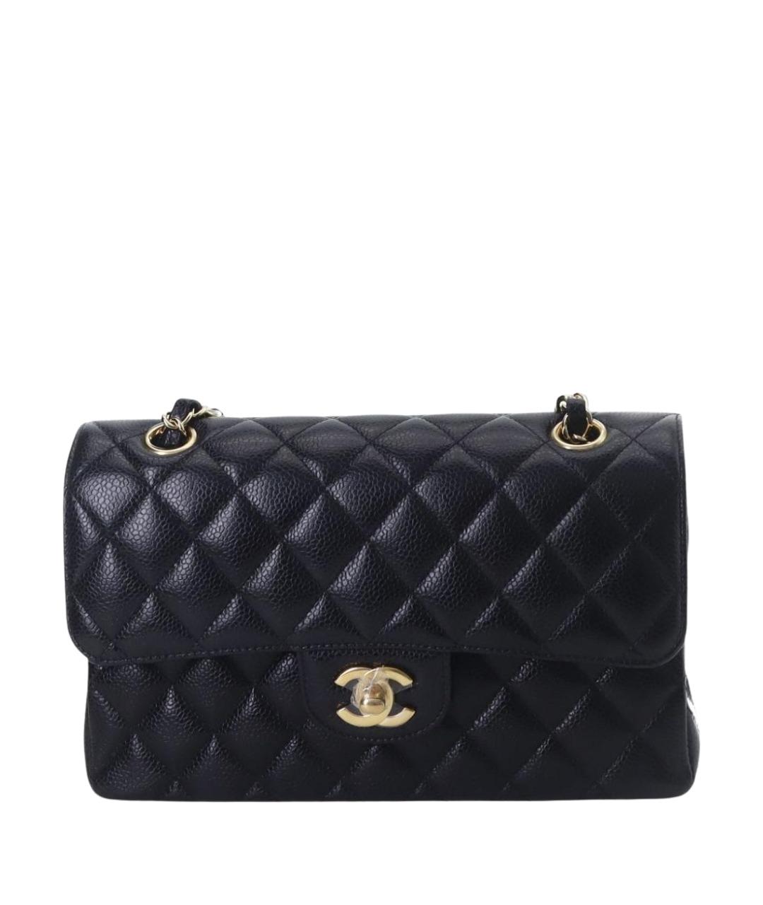 CHANEL Черная кожаная сумка тоут, фото 1