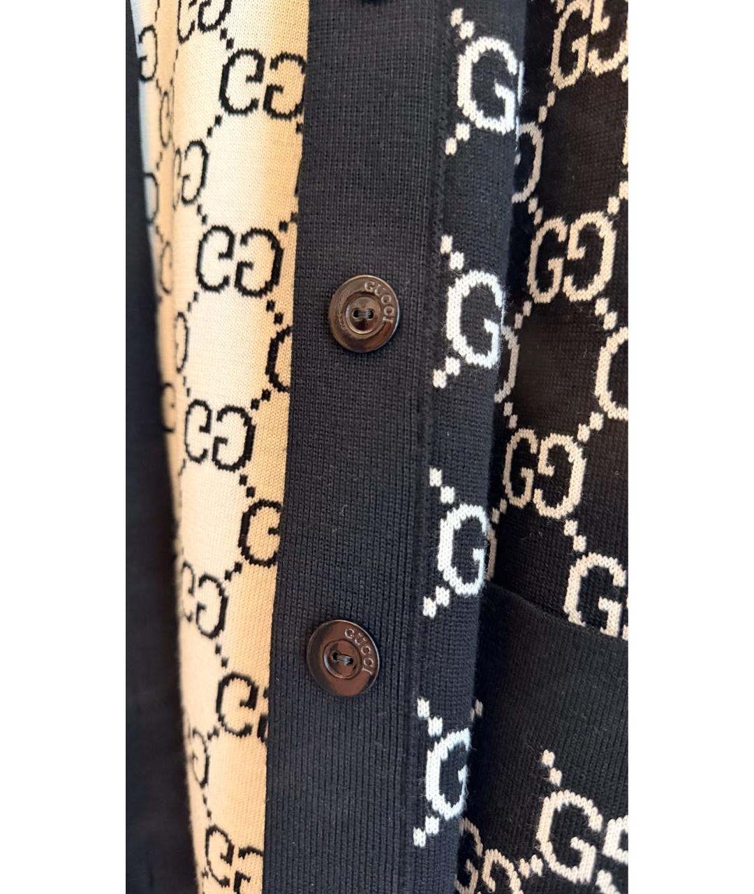 GUCCI Черный кардиган, фото 4