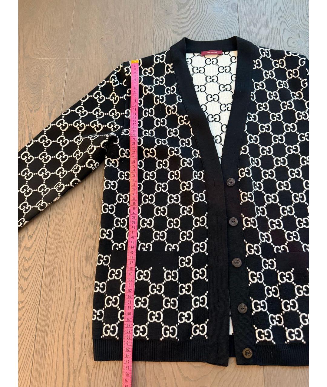 GUCCI Черный кардиган, фото 7