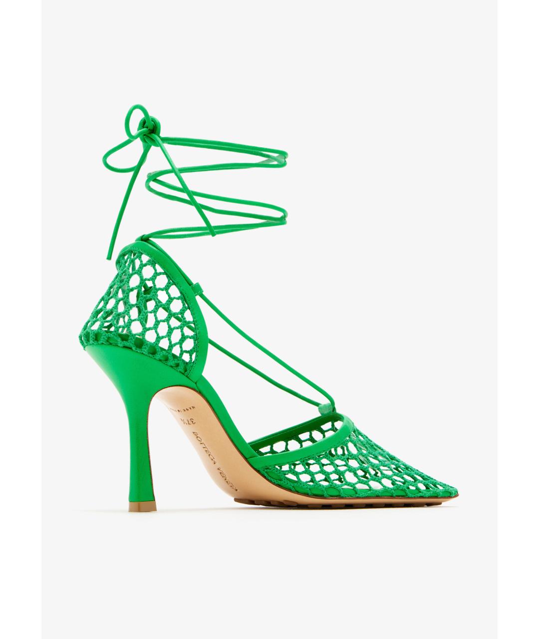 BOTTEGA VENETA Зеленые туфли, фото 6