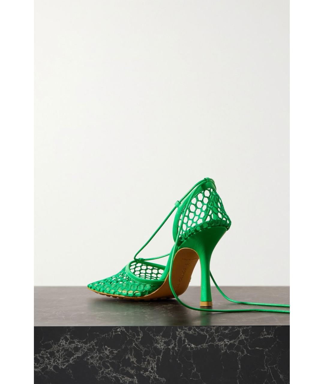 BOTTEGA VENETA Зеленые туфли, фото 5
