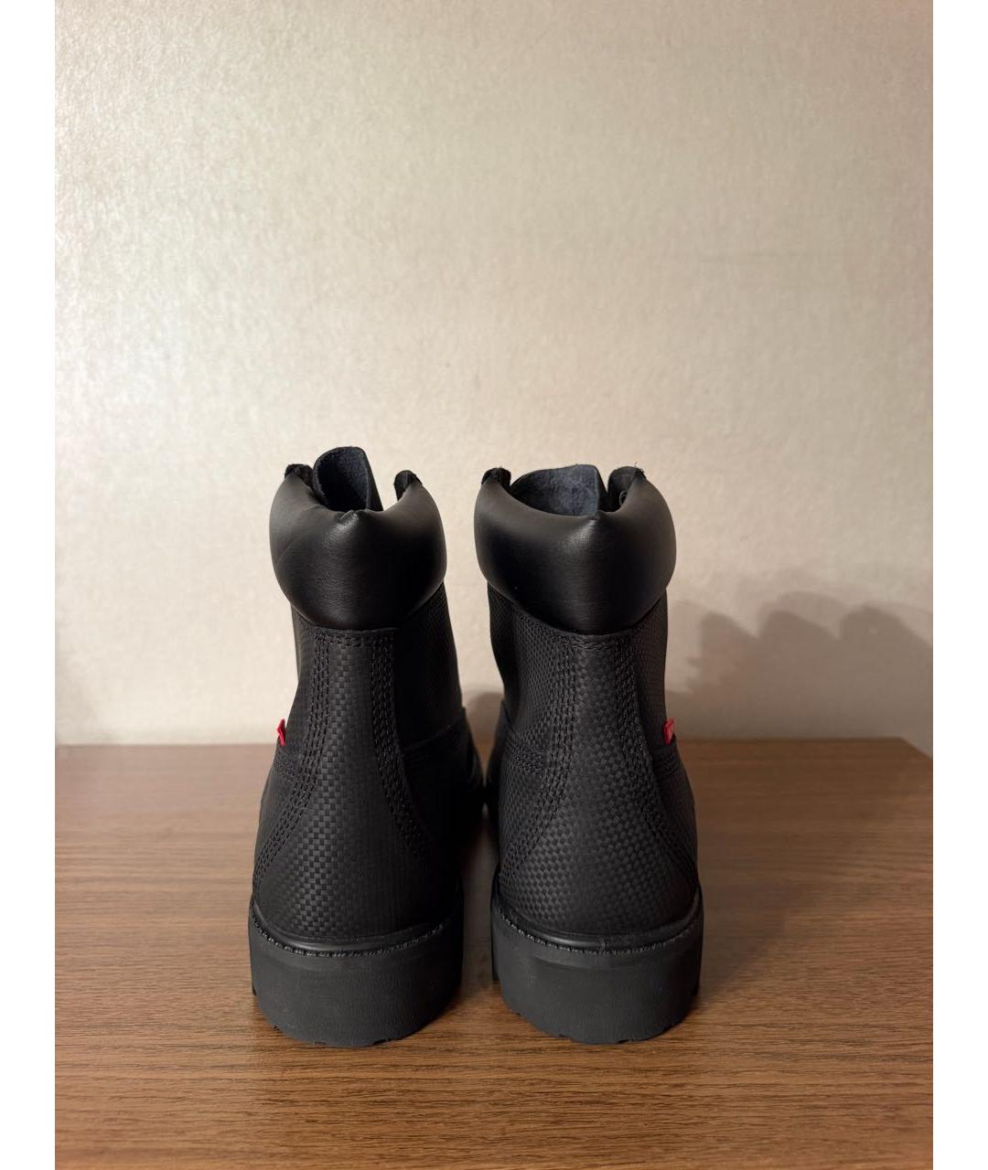 TIMBERLAND Черные кожаные высокие ботинки, фото 4