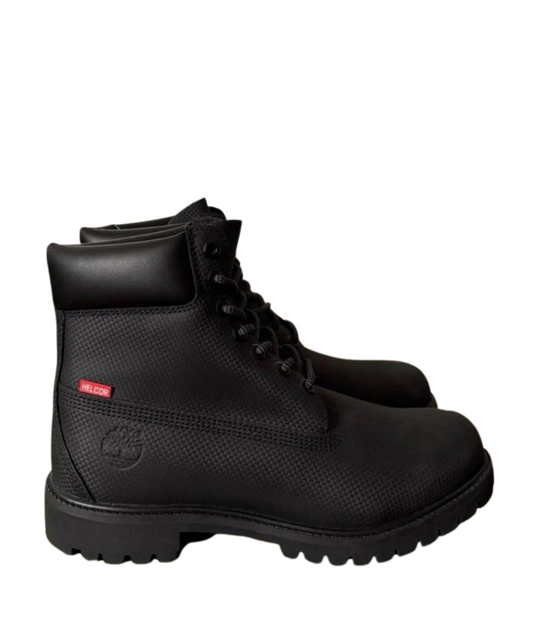 TIMBERLAND Черные кожаные высокие ботинки, фото 1