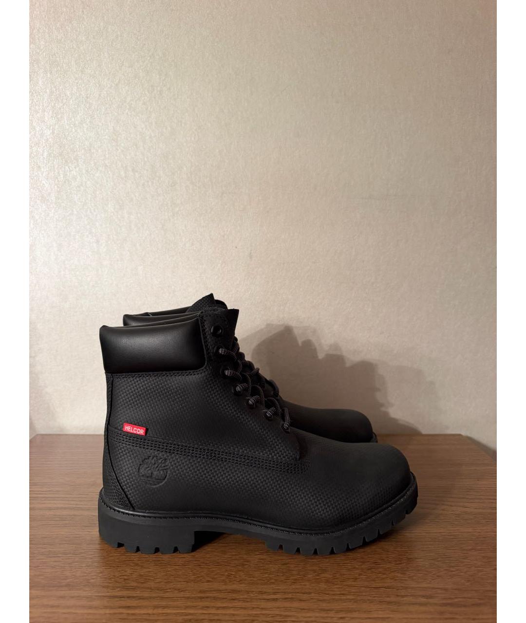 TIMBERLAND Черные кожаные высокие ботинки, фото 7