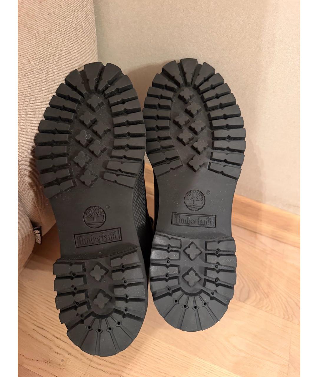 TIMBERLAND Черные кожаные высокие ботинки, фото 5