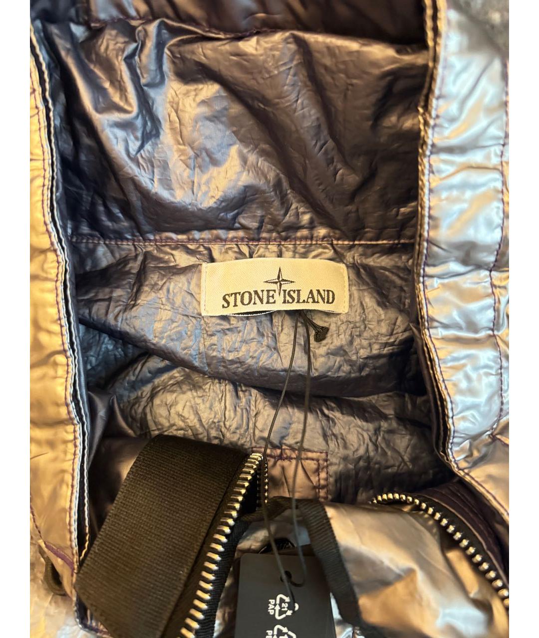 STONE ISLAND Серебряная куртка, фото 7