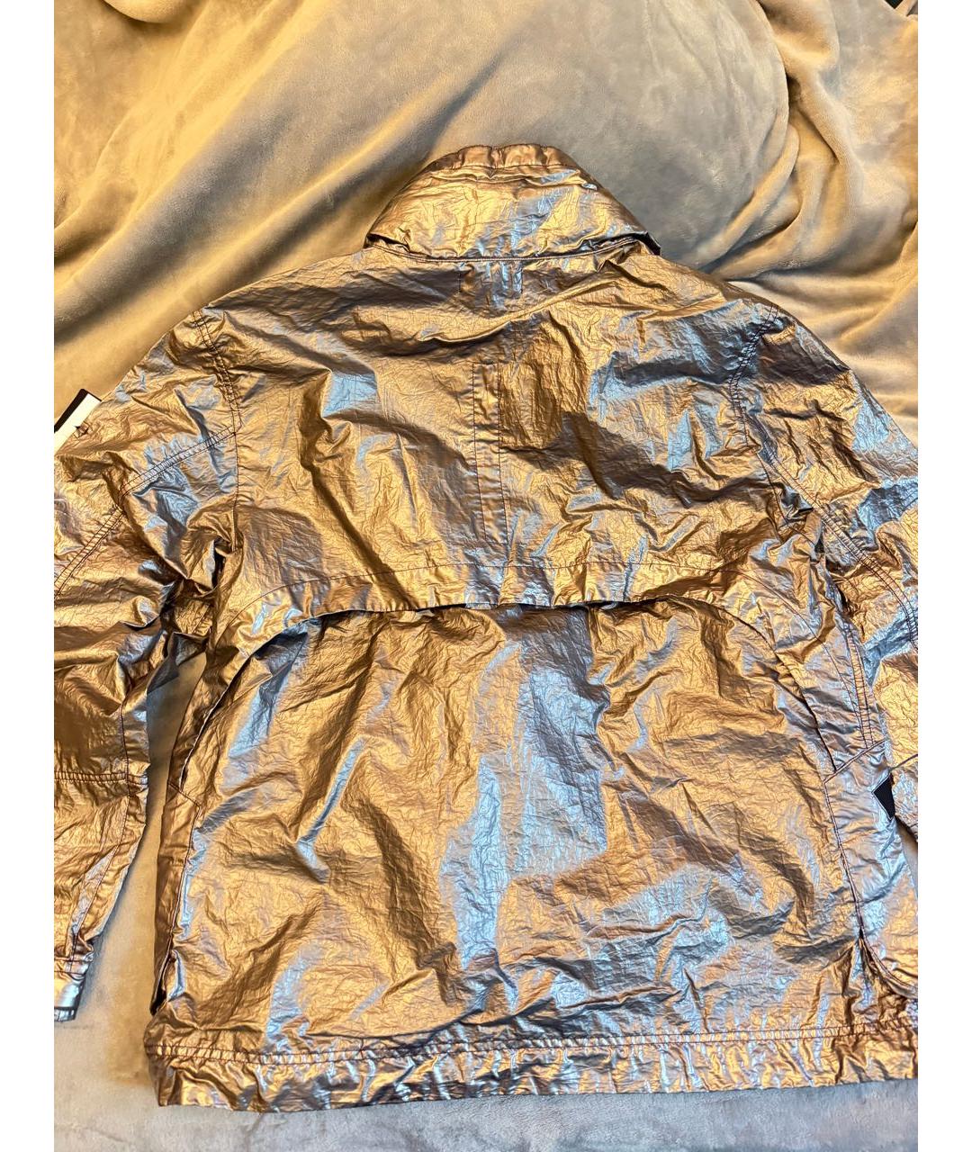 STONE ISLAND Серебряная куртка, фото 6