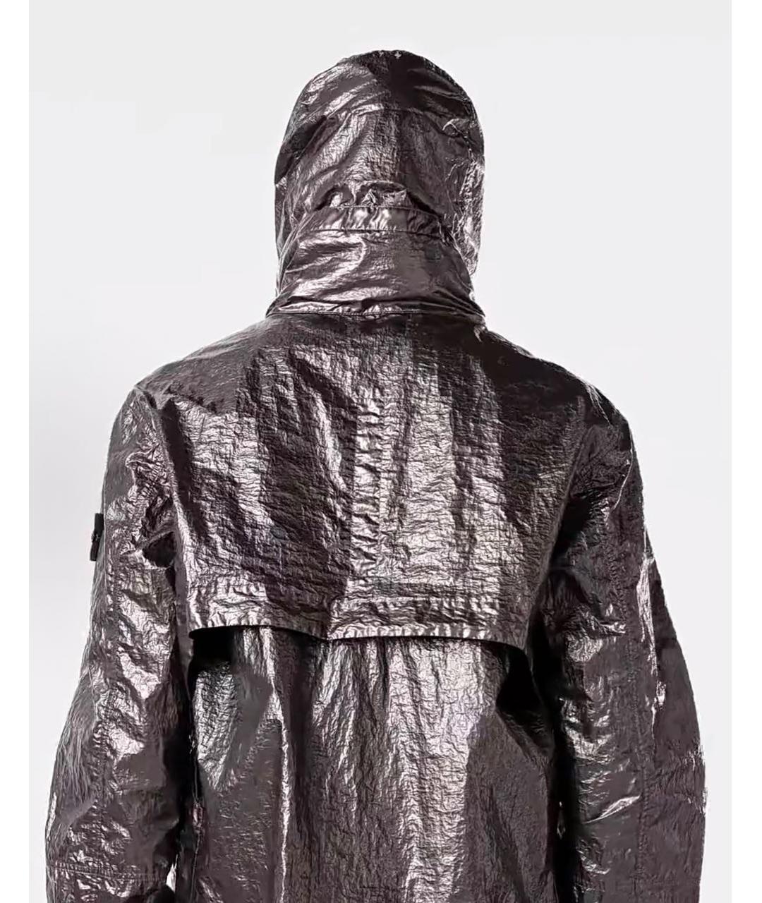 STONE ISLAND Серебряная куртка, фото 3