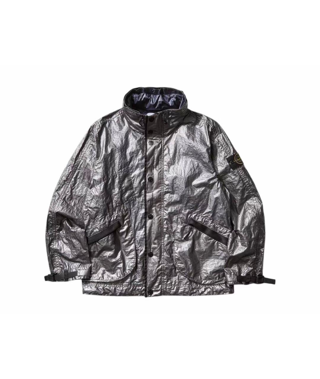 STONE ISLAND Серебряная куртка, фото 1