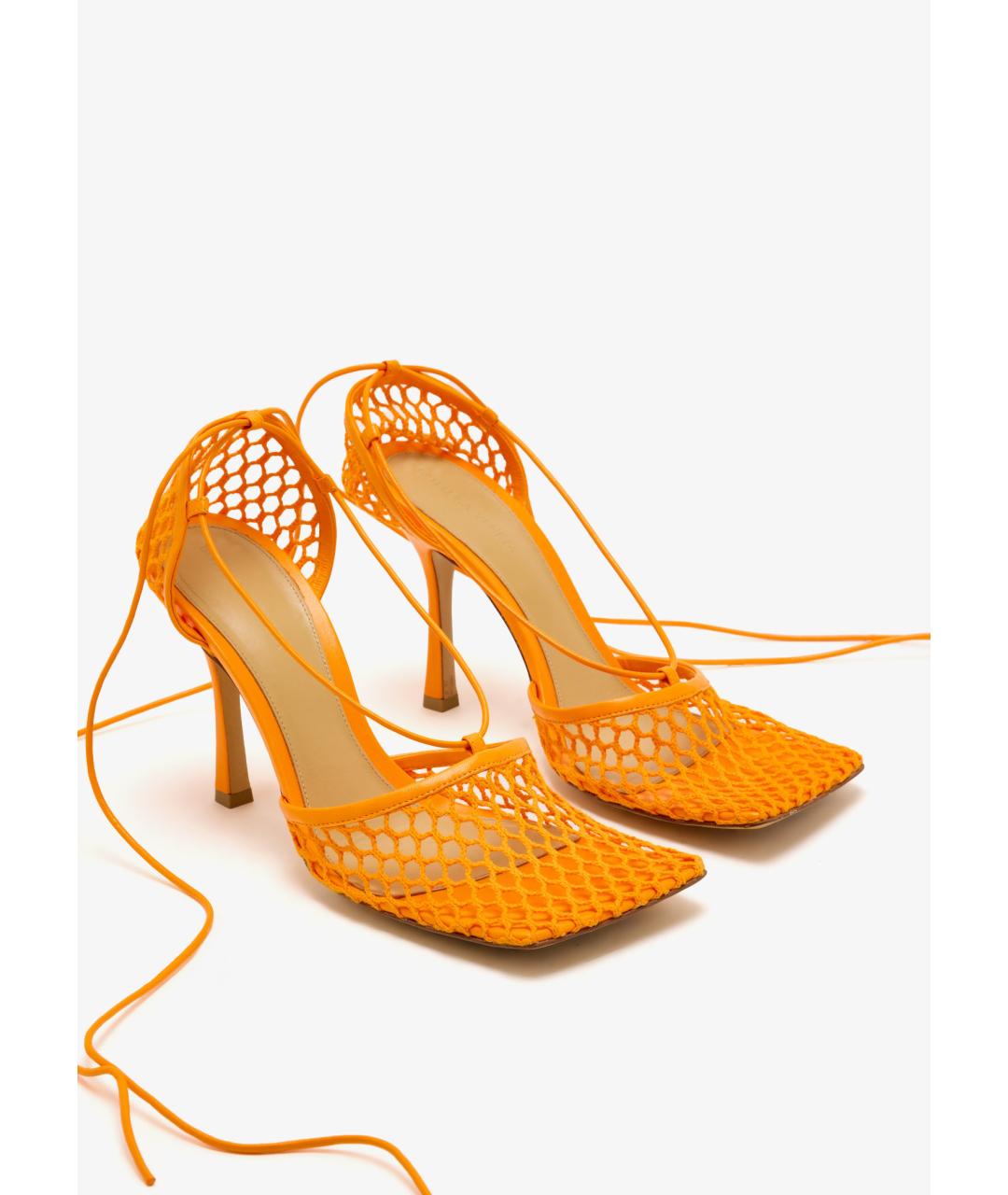 BOTTEGA VENETA Оранжевые туфли, фото 2