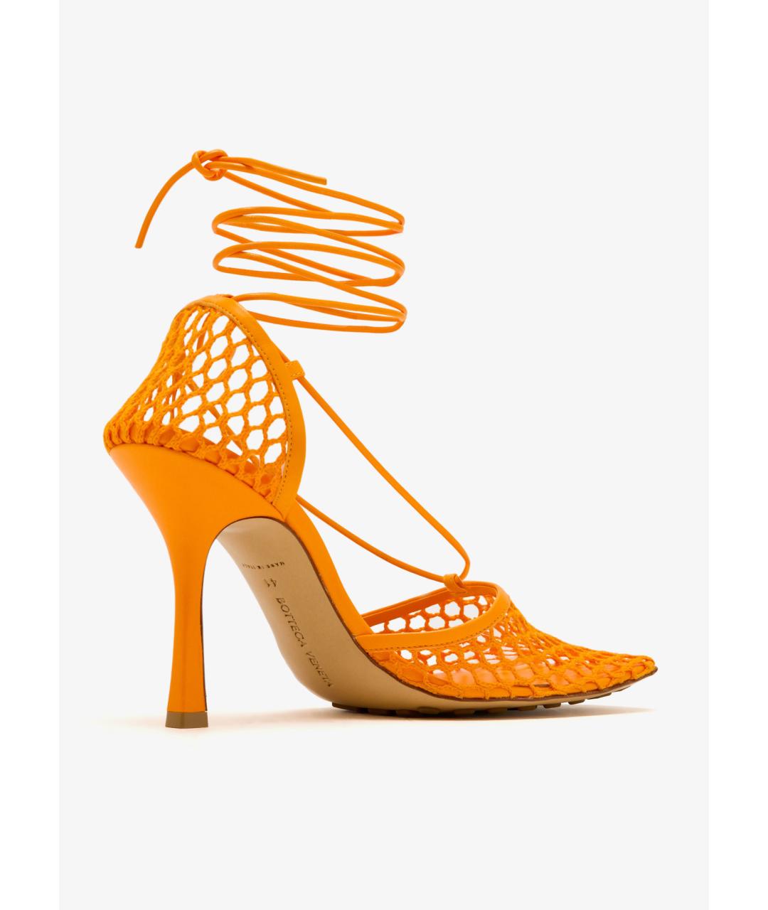 BOTTEGA VENETA Оранжевые туфли, фото 3