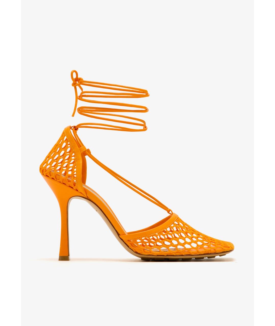 BOTTEGA VENETA Оранжевые туфли, фото 4