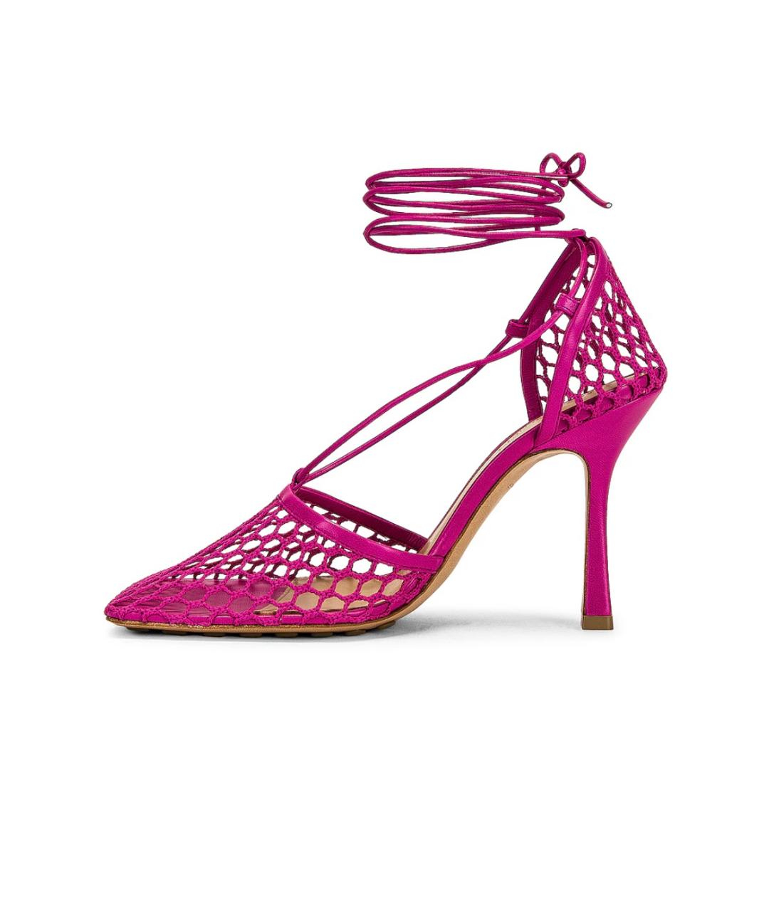 BOTTEGA VENETA Фуксия туфли, фото 4