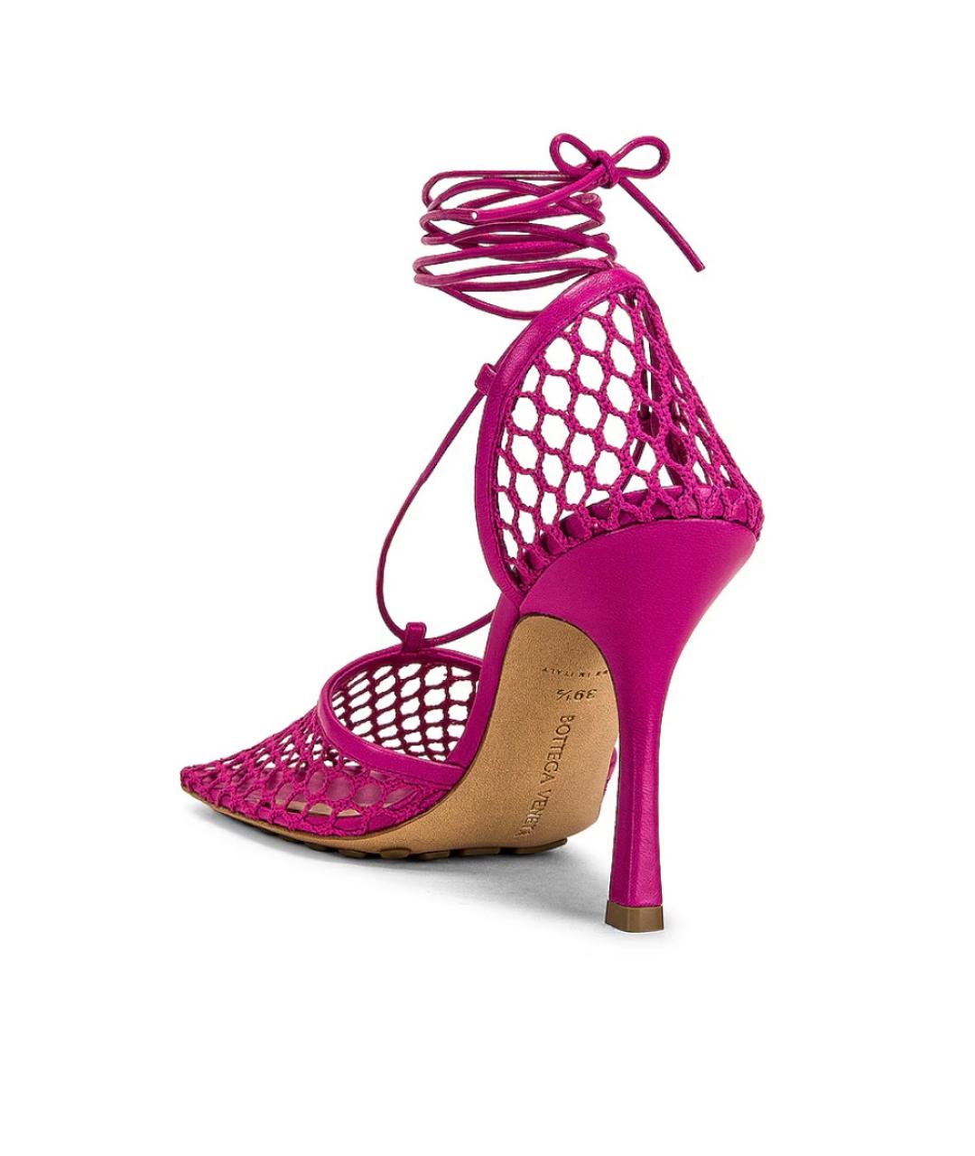 BOTTEGA VENETA Фуксия туфли, фото 5