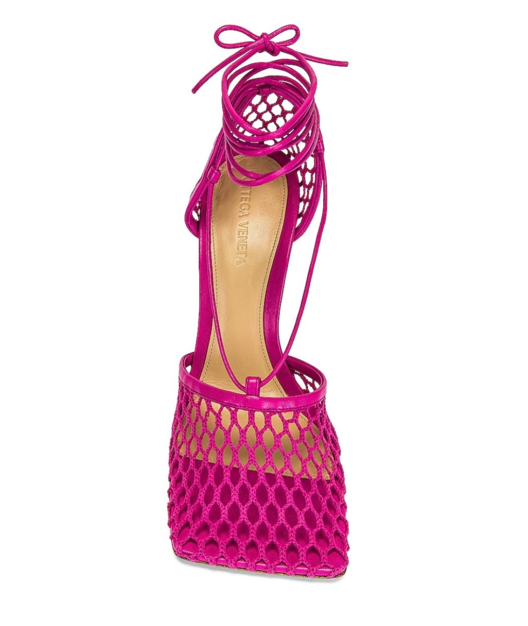 BOTTEGA VENETA Фуксия туфли, фото 3