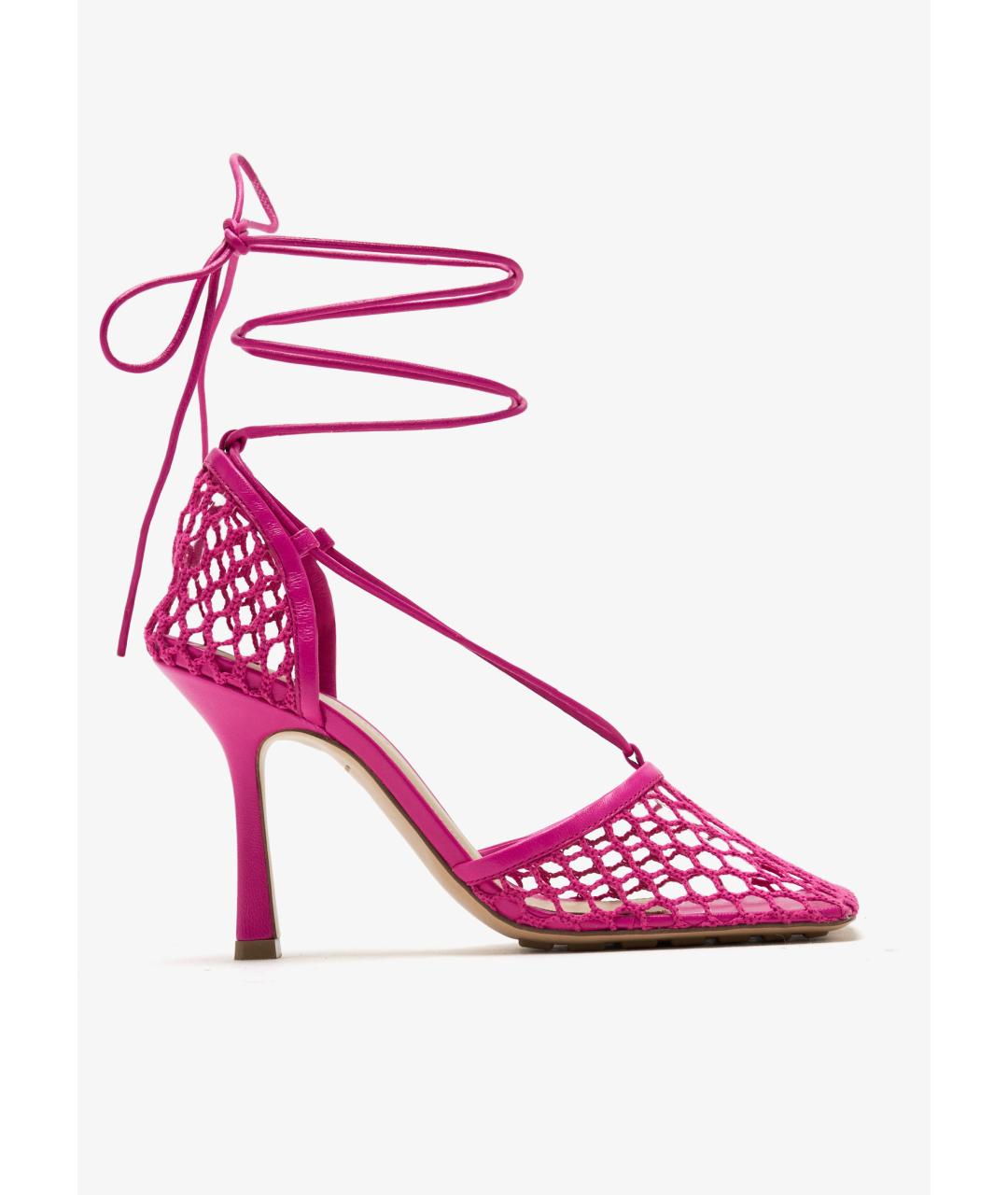 BOTTEGA VENETA Фуксия туфли, фото 6
