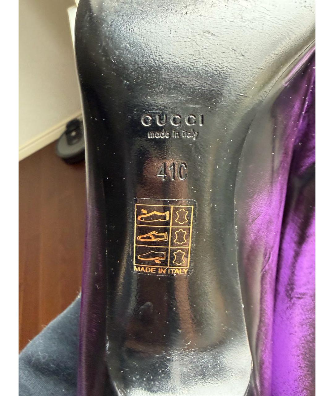 GUCCI Мульти кожаные туфли, фото 7