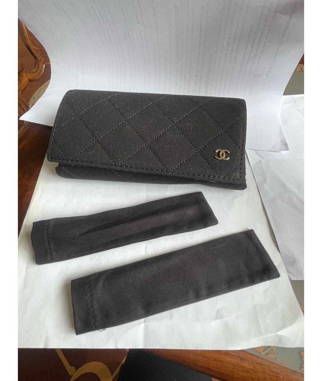 CHANEL Черные металлические солнцезащитные очки, фото 4