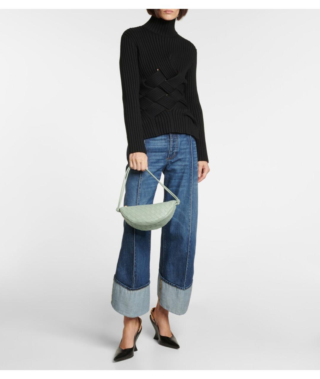 BOTTEGA VENETA Черные кожаные туфли, фото 8