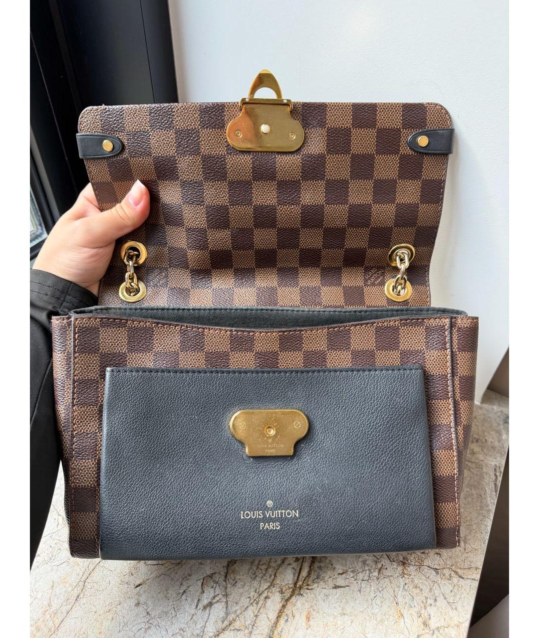 LOUIS VUITTON Коричневая сумка через плечо из канвы, фото 5