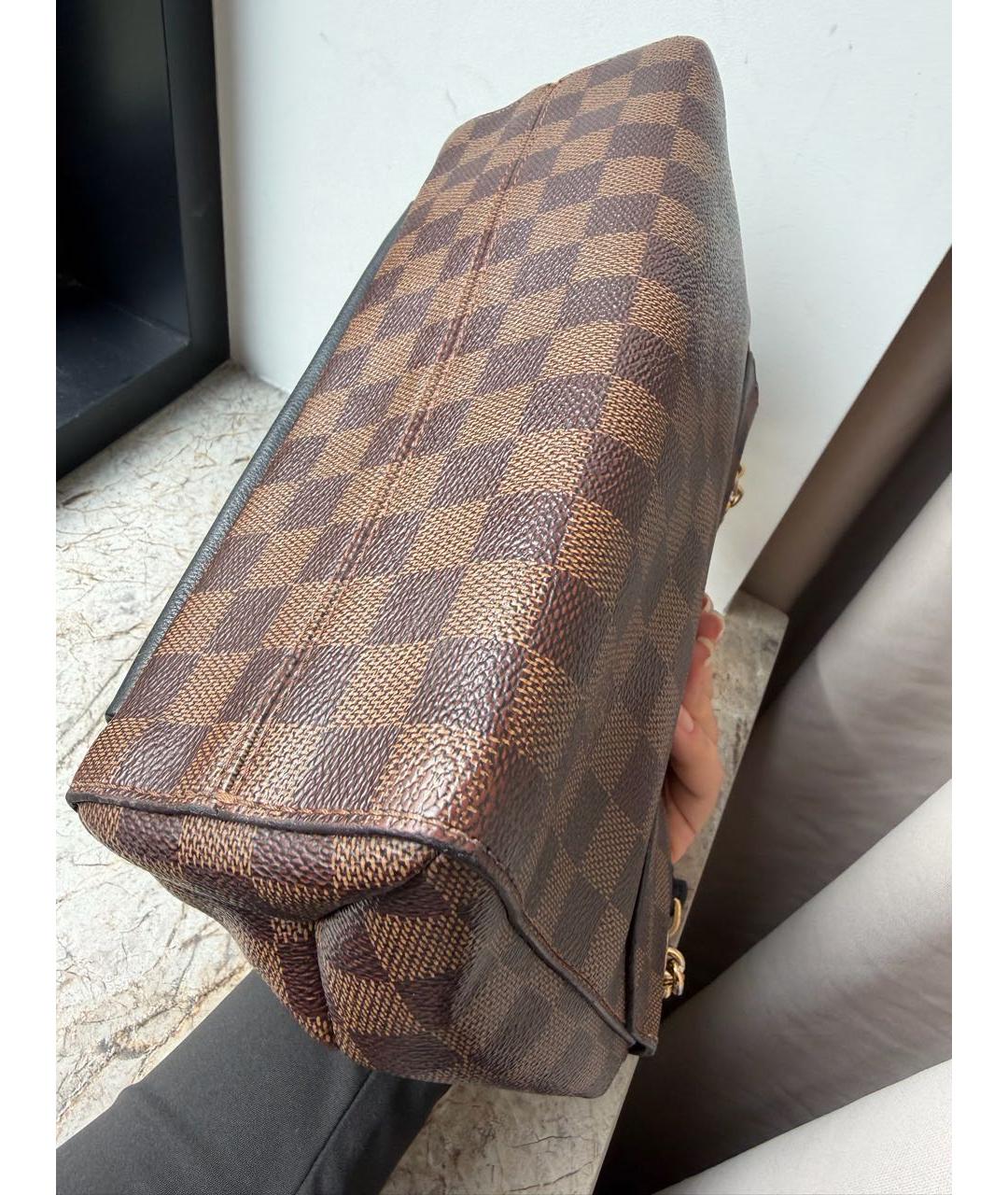 LOUIS VUITTON Коричневая сумка через плечо из канвы, фото 7