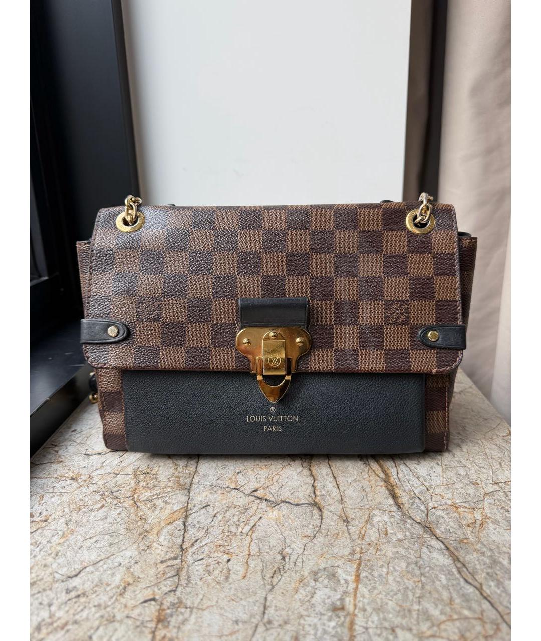 LOUIS VUITTON Коричневая сумка через плечо из канвы, фото 9