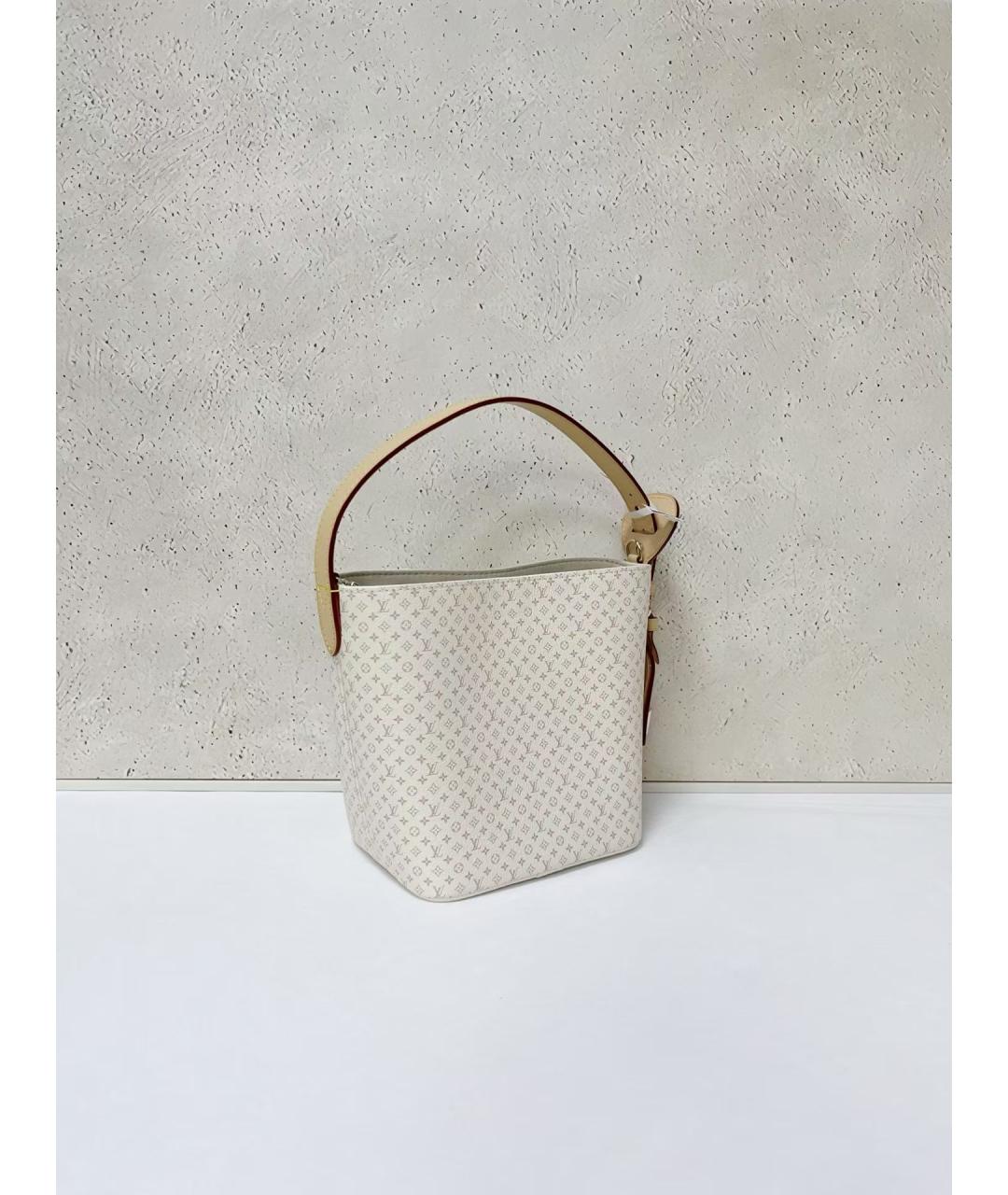 LOUIS VUITTON Бежевая сумка тоут из канвы, фото 3