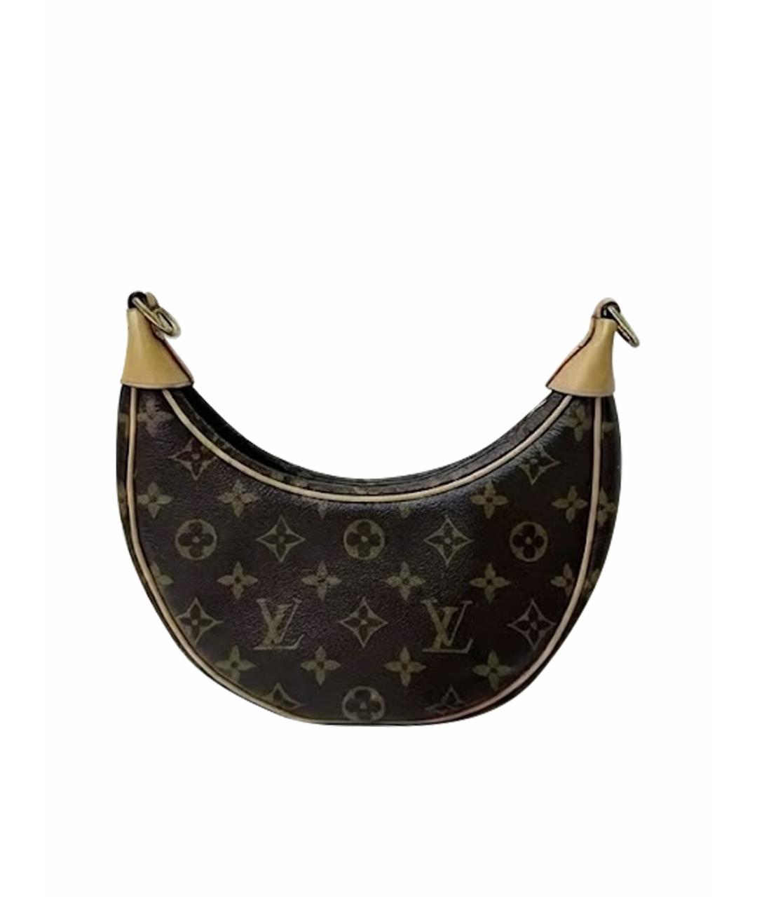 LOUIS VUITTON Коричневая сумка через плечо из канвы, фото 1