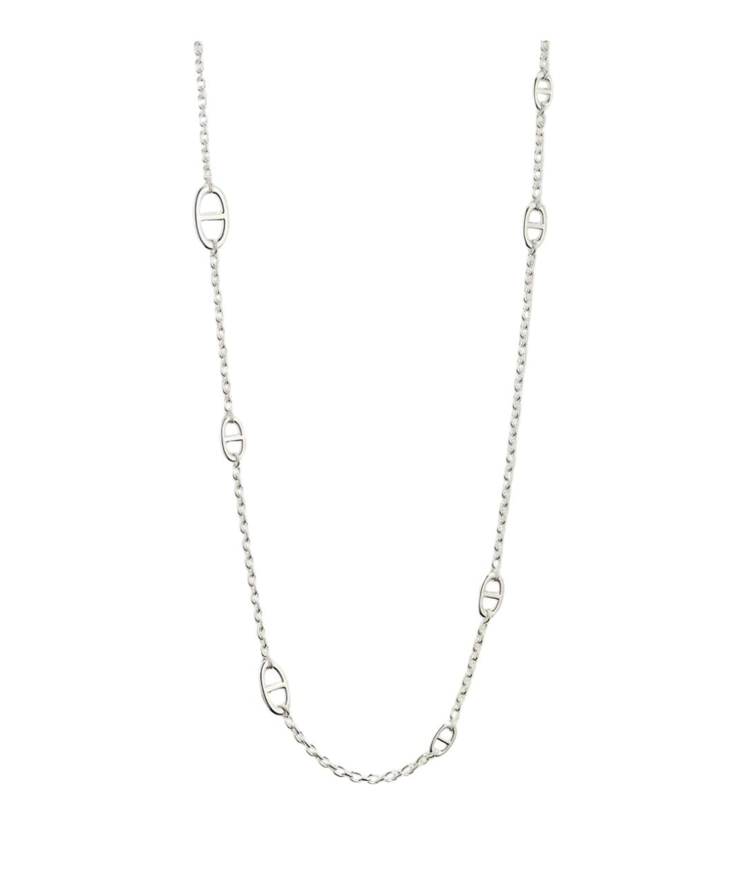 HERMES Серебряное серебряное колье, фото 1