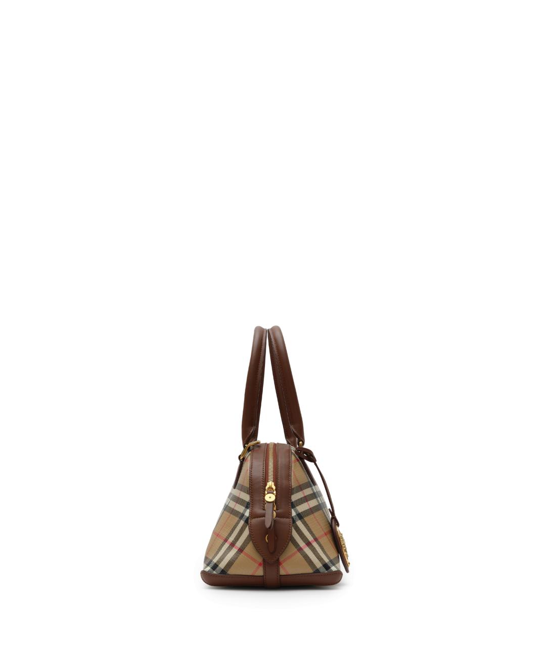 BURBERRY Бежевая сумка тоут из канвы, фото 2