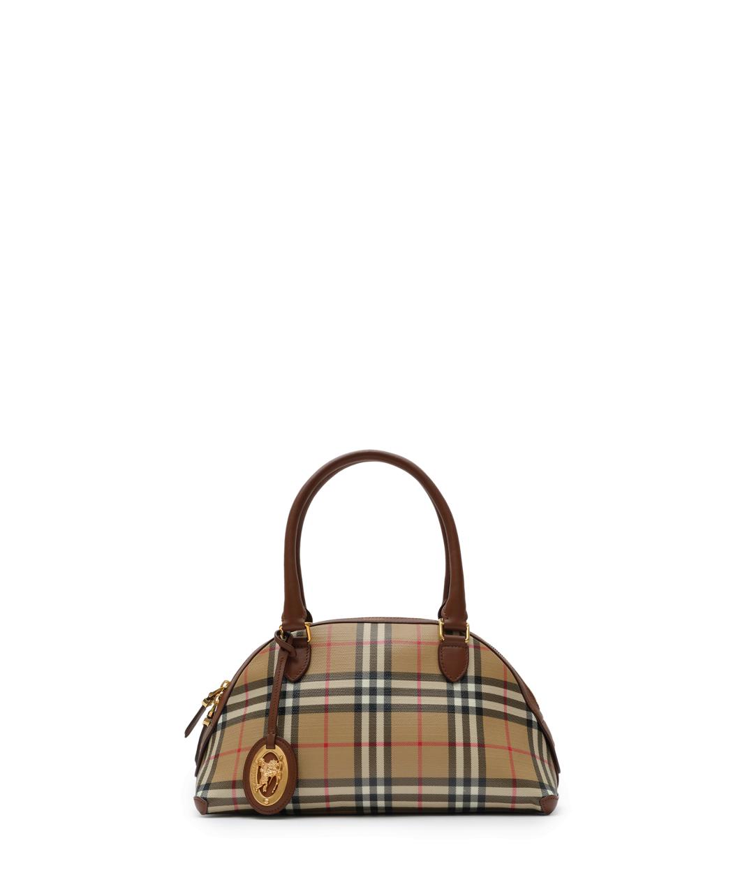 BURBERRY Бежевая сумка тоут из канвы, фото 1