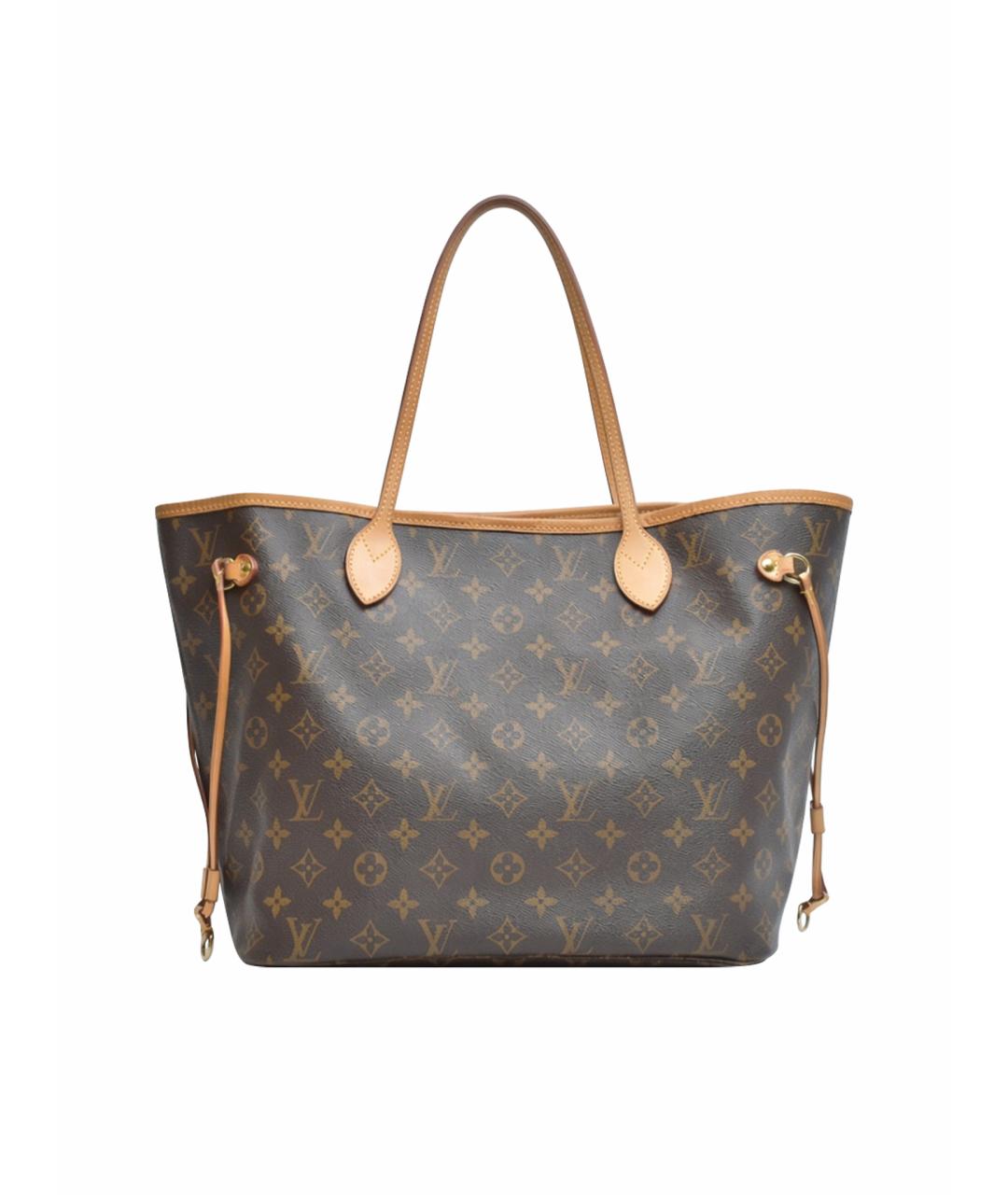 LOUIS VUITTON Коричневая сумка тоут из канвы, фото 1