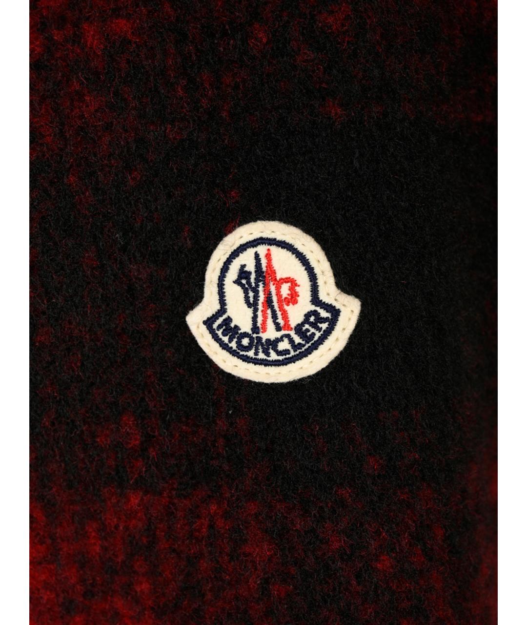 MONCLER Красная полиэстеровая куртка, фото 3