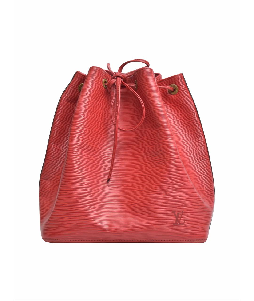 LOUIS VUITTON Красная кожаная сумка через плечо, фото 1