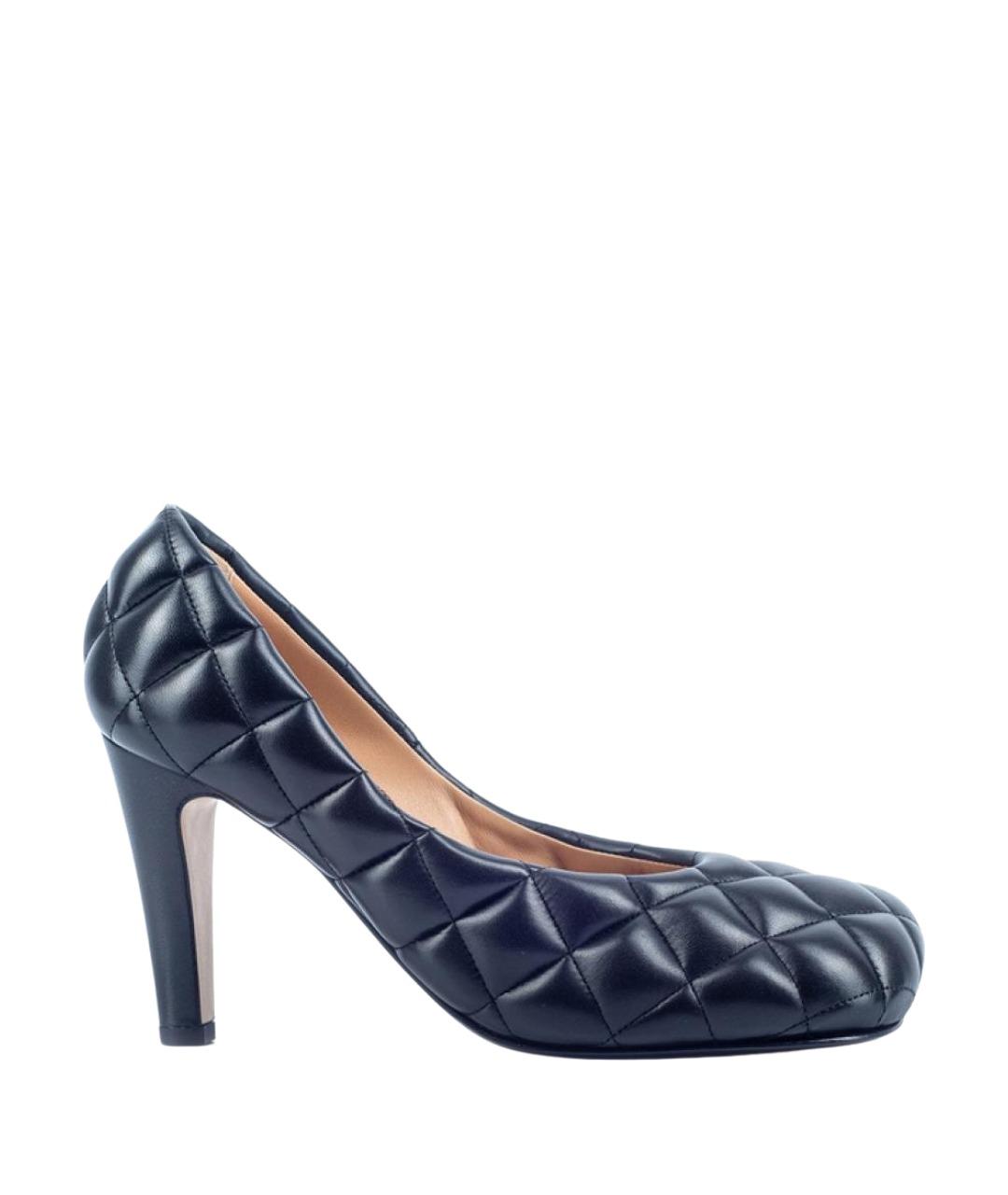 BOTTEGA VENETA Черные кожаные туфли, фото 1