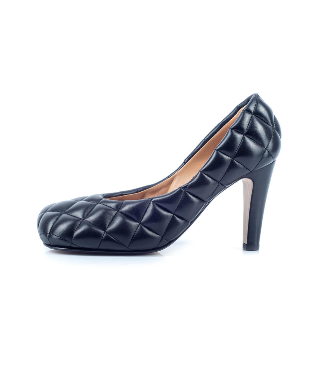 BOTTEGA VENETA Черные кожаные туфли, фото 7