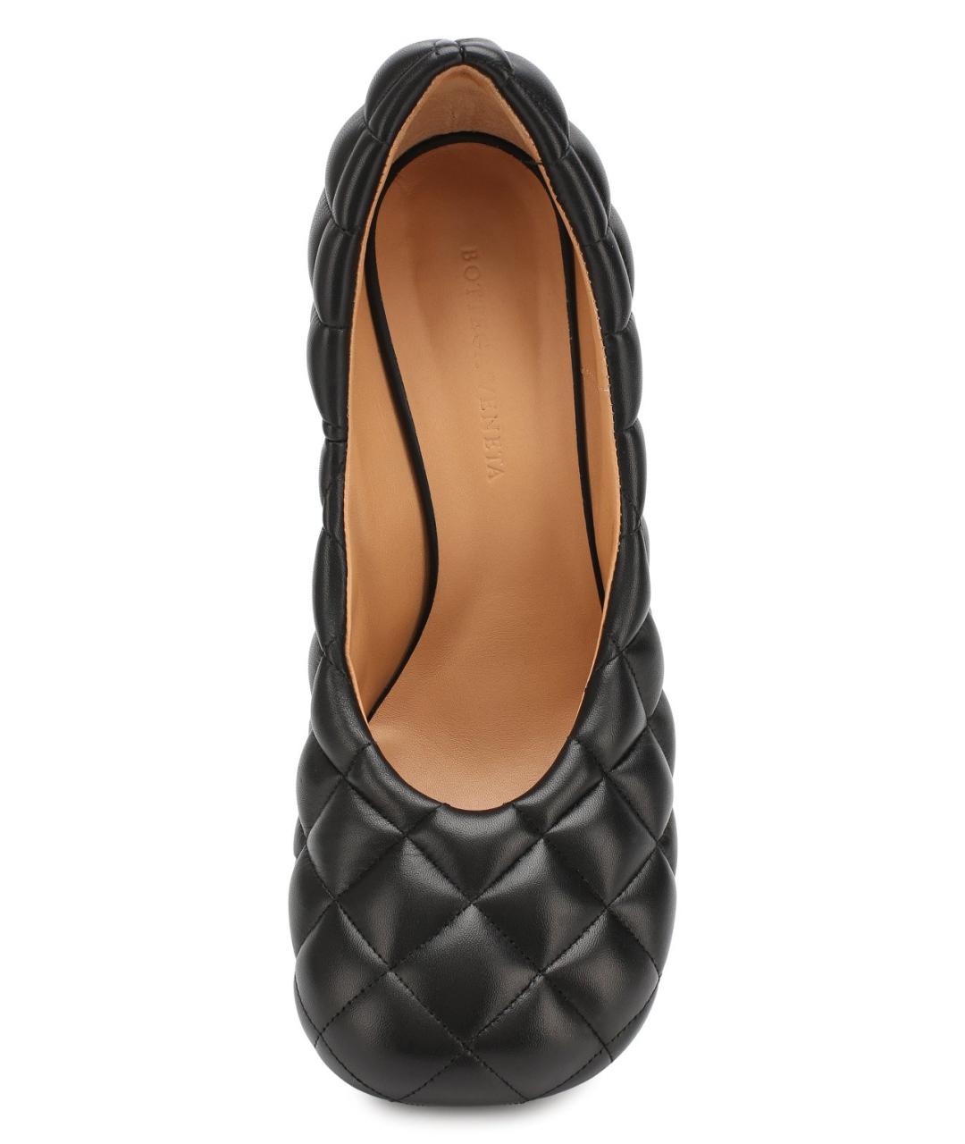 BOTTEGA VENETA Черные кожаные туфли, фото 6