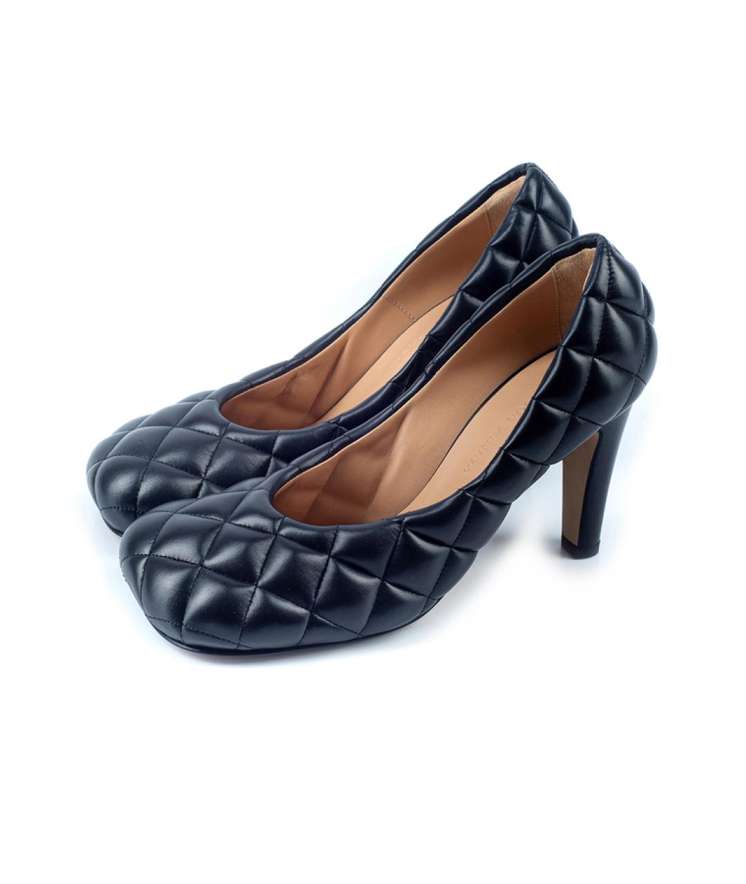BOTTEGA VENETA Черные кожаные туфли, фото 2