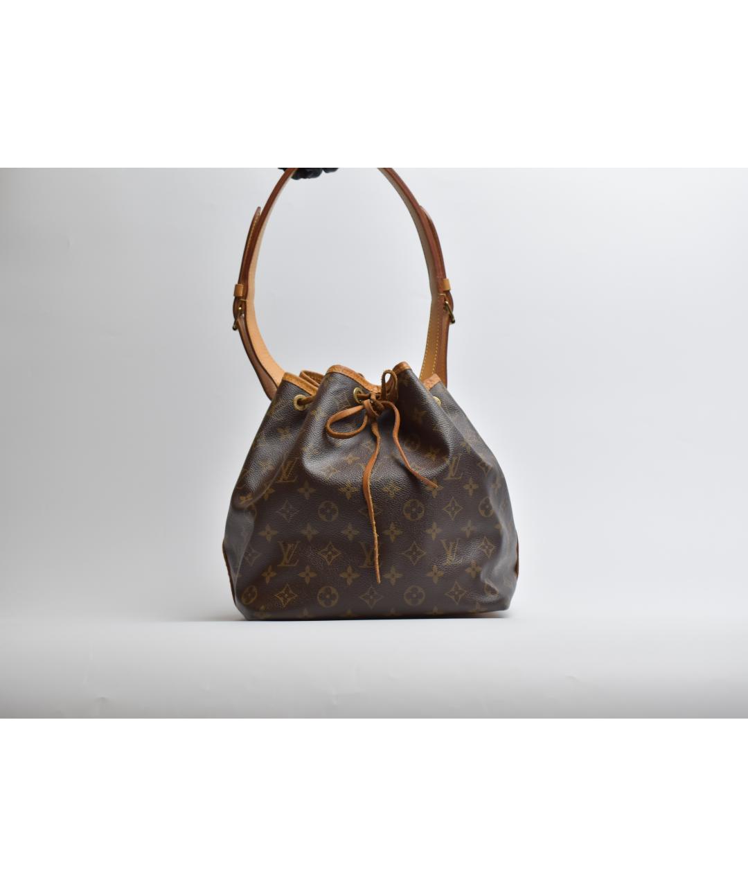 LOUIS VUITTON Коричневая сумка через плечо из канвы, фото 9