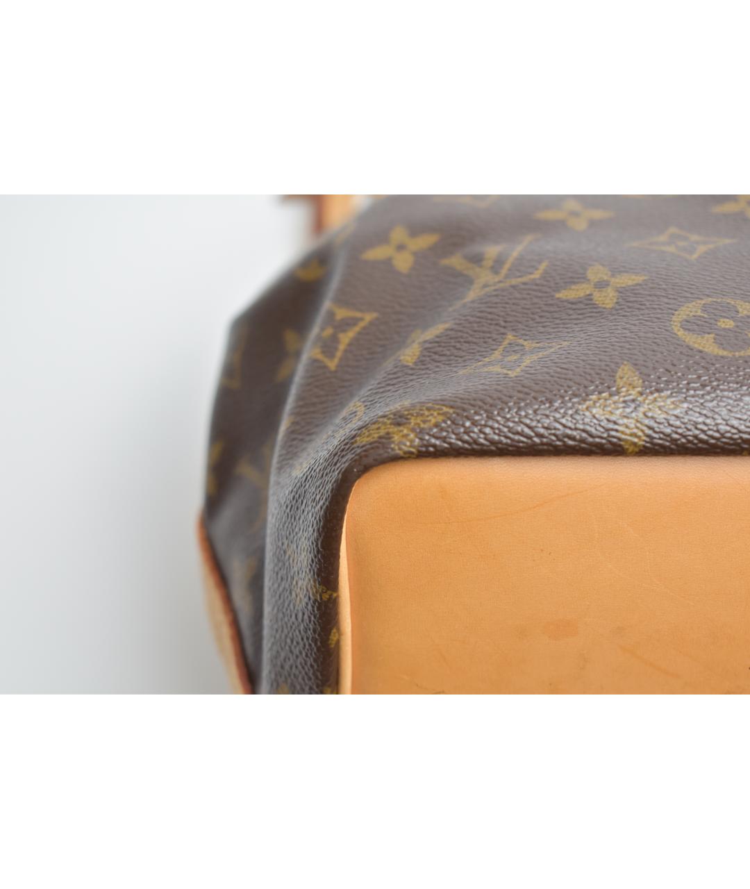 LOUIS VUITTON Коричневая сумка через плечо из канвы, фото 6
