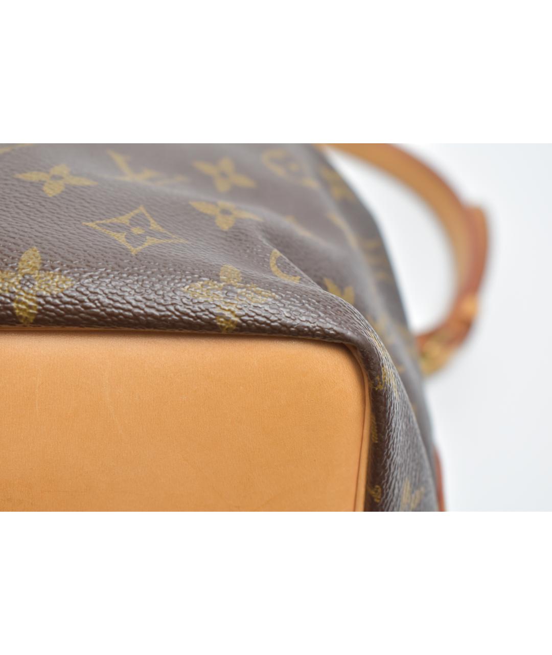 LOUIS VUITTON Коричневая сумка через плечо из канвы, фото 7