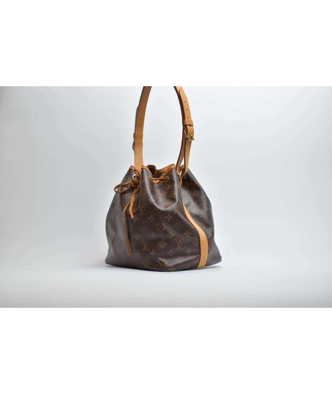 LOUIS VUITTON Коричневая сумка через плечо из канвы, фото 2