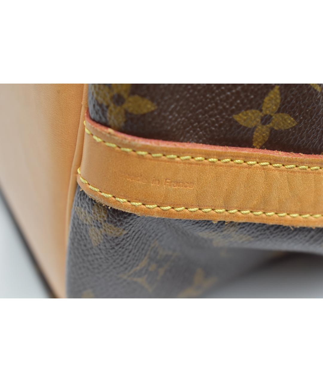 LOUIS VUITTON Коричневая сумка через плечо из канвы, фото 8