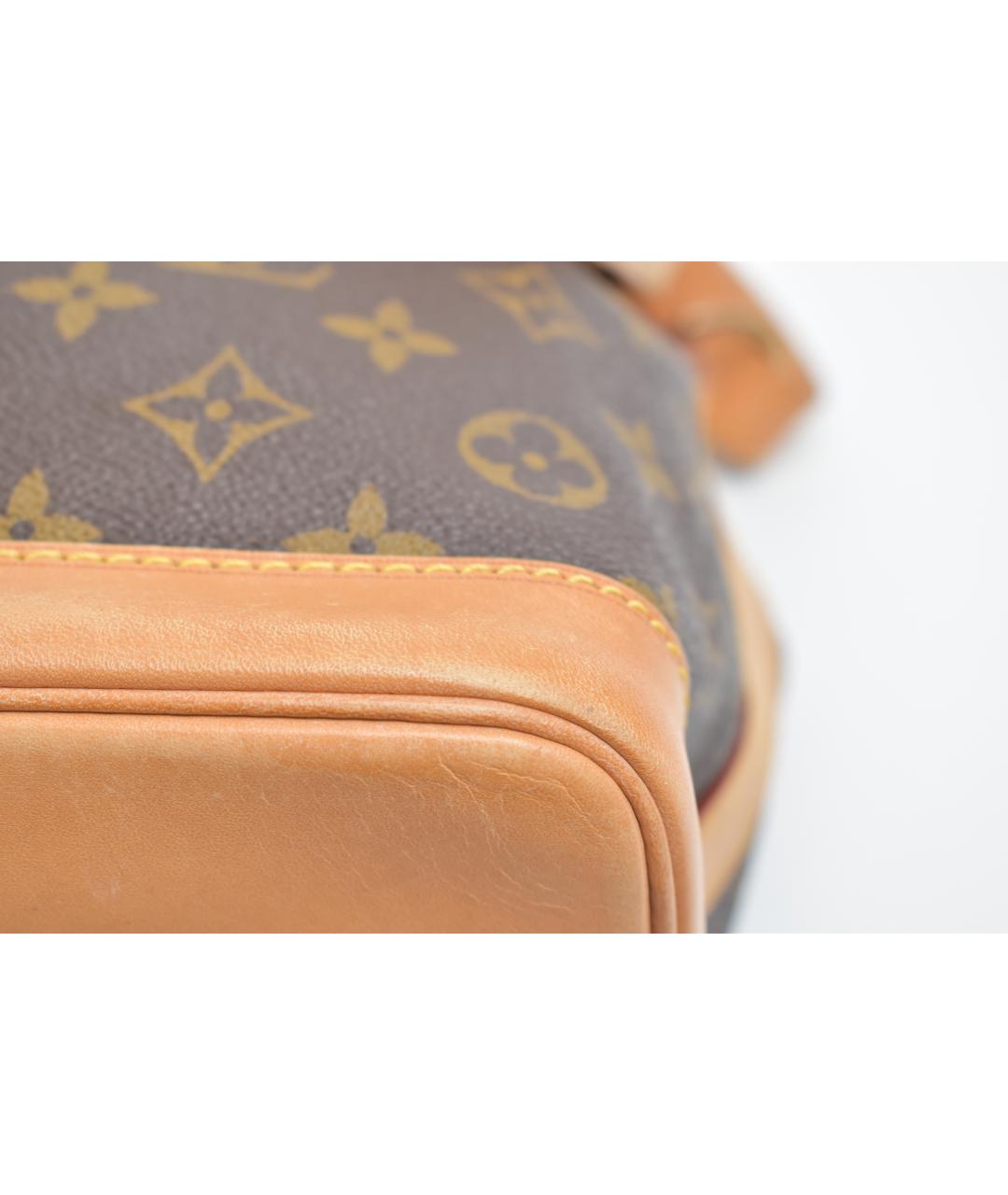 LOUIS VUITTON Коричневая сумка через плечо из канвы, фото 7