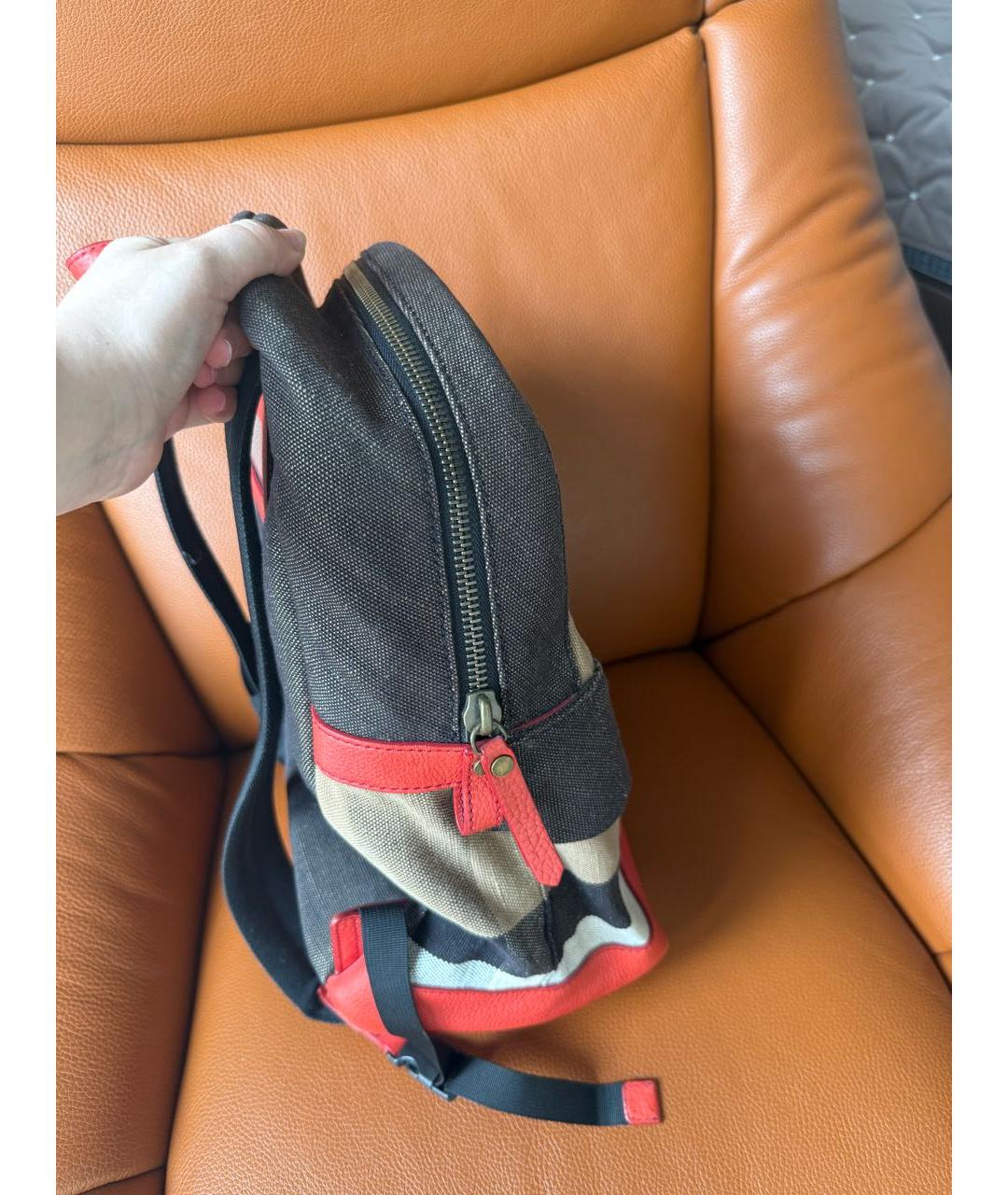 BURBERRY Мульти тканевый рюкзак, фото 2