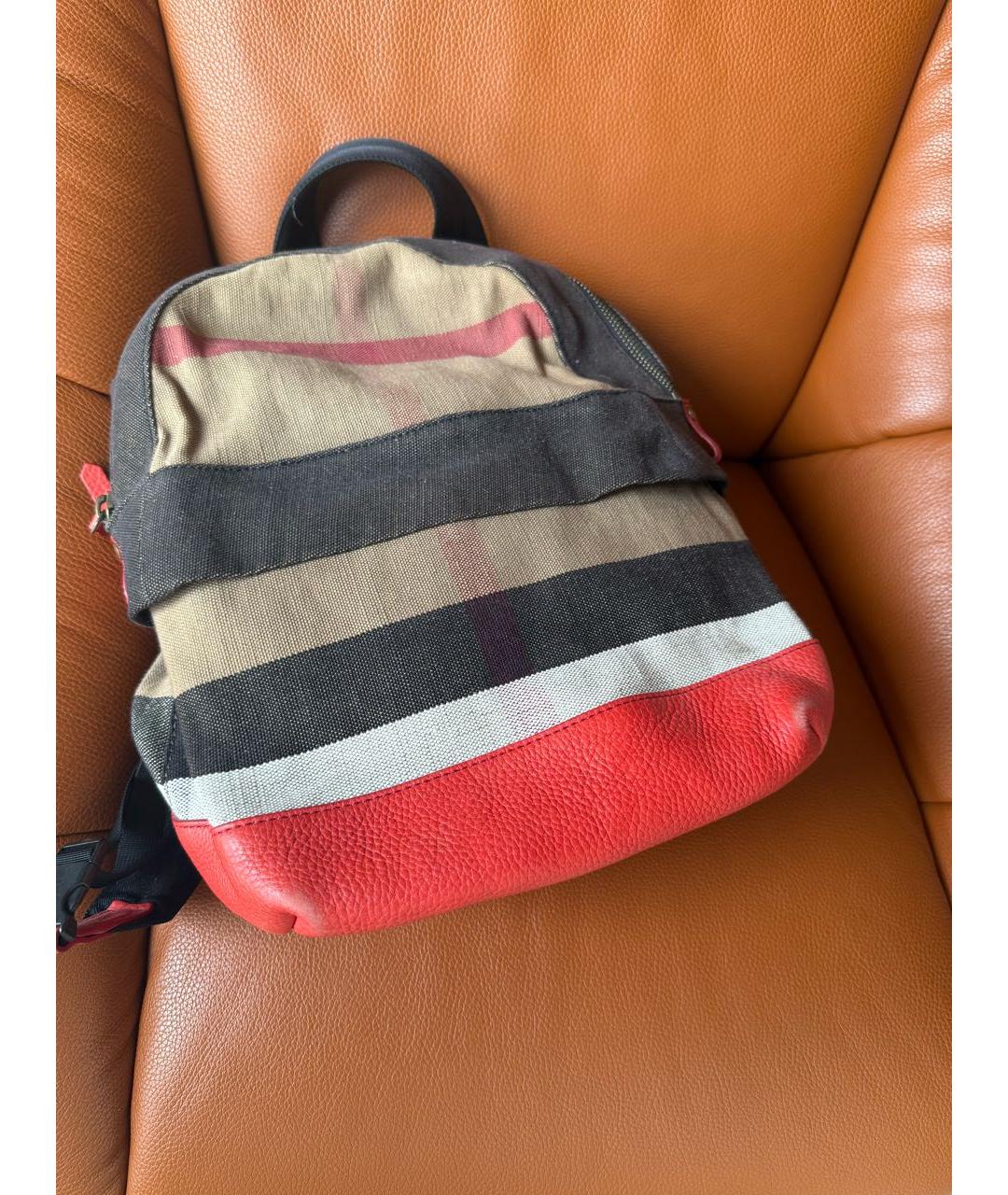 BURBERRY Мульти тканевый рюкзак, фото 5