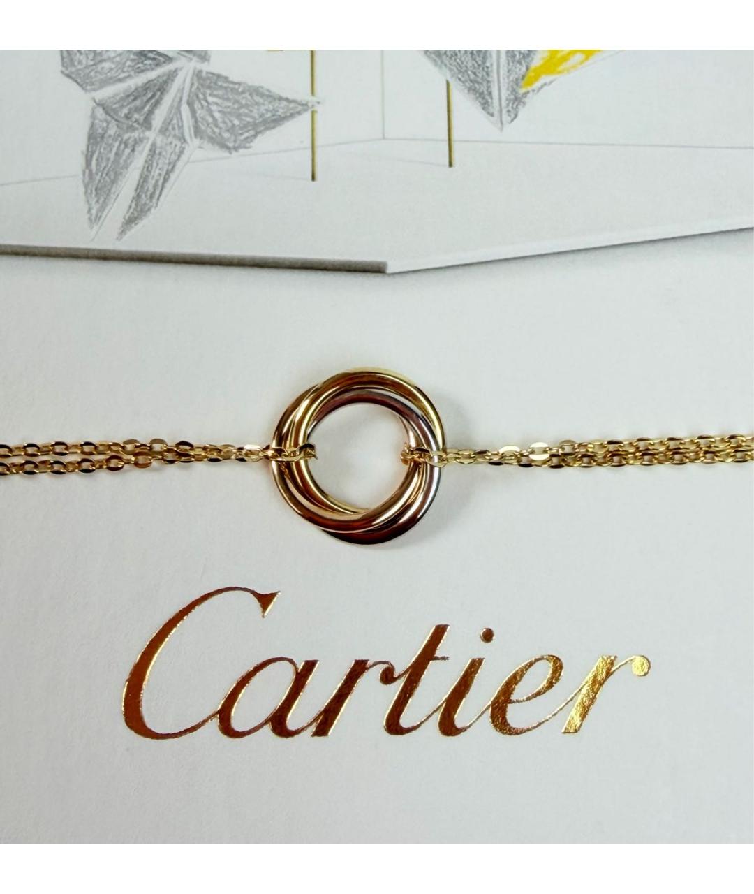 CARTIER Золотое колье из желтого золота, фото 5